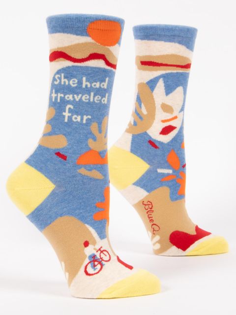 Image of She Had Traveled Far W-Crew Socks